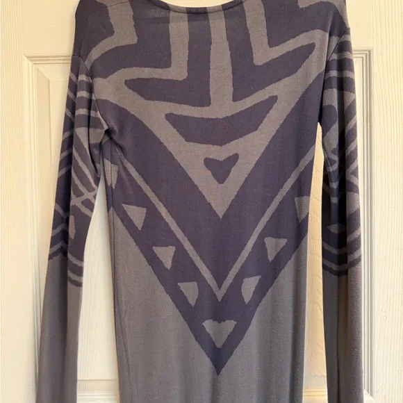 Free People Gray Patterned Maxi Dress - Picture 7 of 8